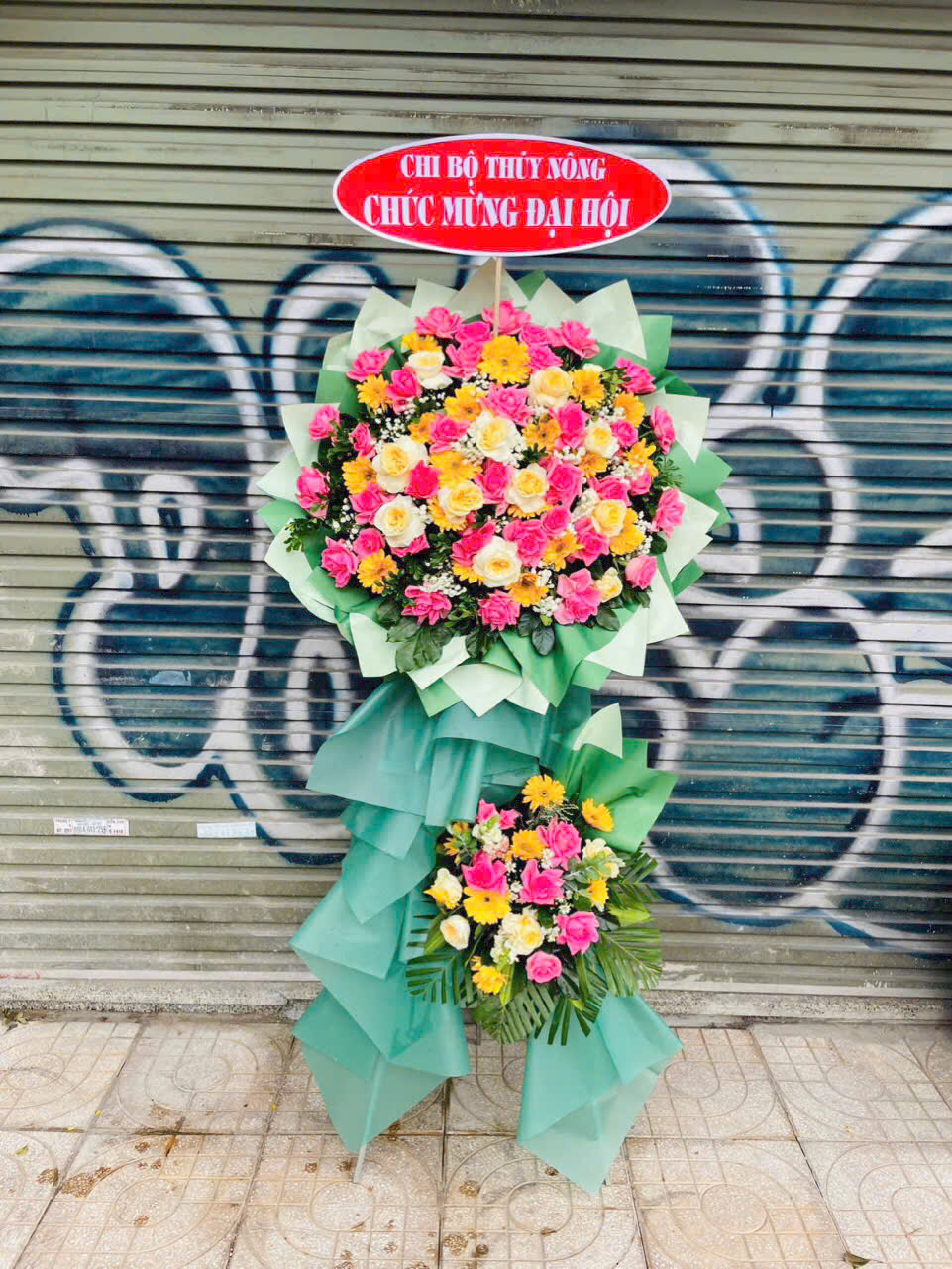 Kệ Hoa Khai Trương 003