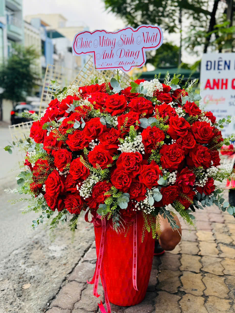 Giỏ Hoa Tươi 008