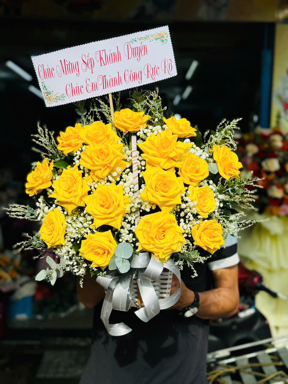 Giỏ Hoa Tươi 018